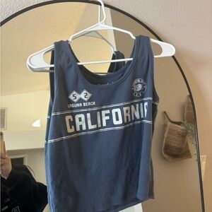 Source Unknown Blue California Tank Top